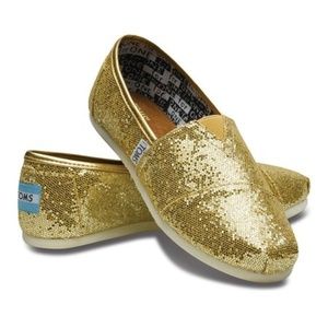 TOMS | Gold Glitter Classics